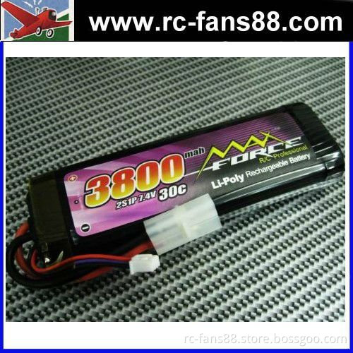Drivers 7.4V 3800Mah 30C Li-polymer Battery Hard Case for Car